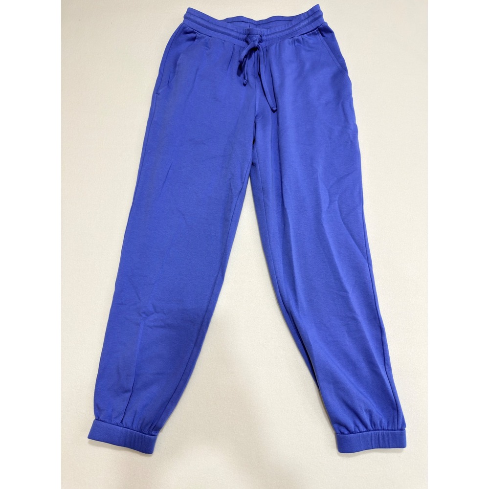 Eileen Fisher Joggers XXS Blue Cozy Brushed Terry Hug Minimalist Retail $178 - Picture 2 of 9